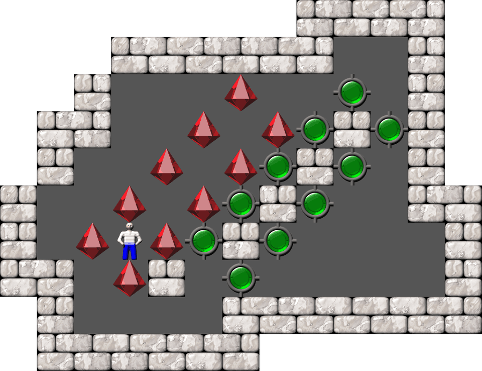 Sokoban Cosmac 5 level 58